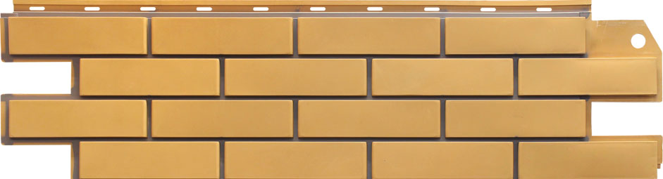 Фасадная панель Steindorf, цвет Бежевый кирпич, с прокрашенными швами